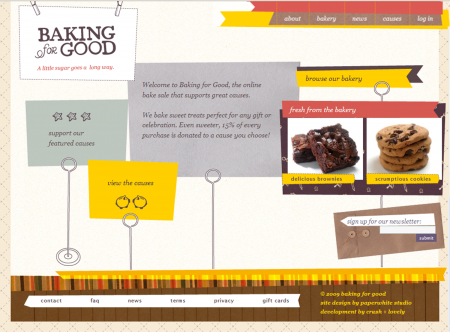 Baking for Good Homepage